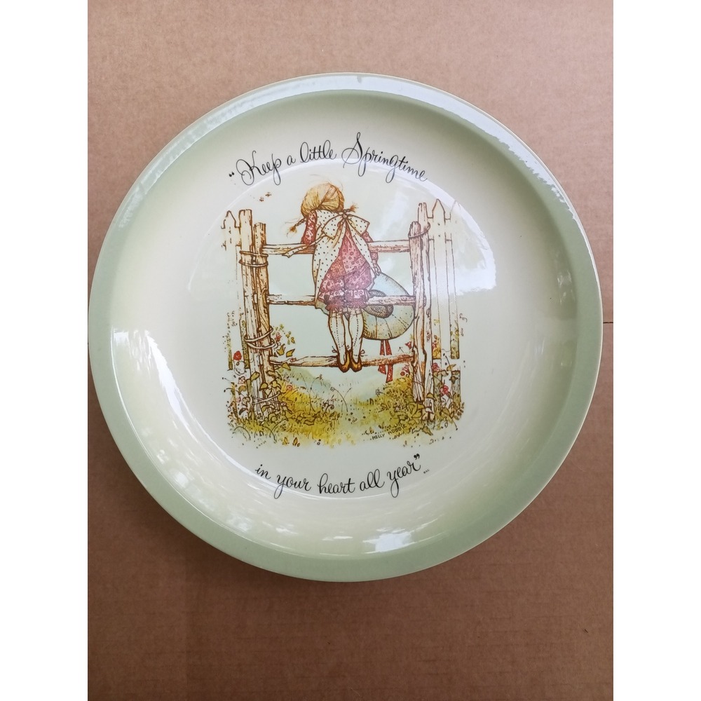 Vintage Holly Hobbie Collector Plate 1972 porcelain plate cottagecore grandmacor